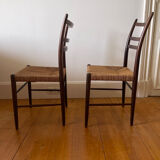 Pair of rope chairs "Gracell" by Yngve Ekstrom for Gemla, 1950s