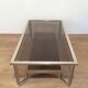 Chrome designer coffee table