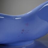 Longwy earthenware and enamel bowl/emptying cup, vintage Chârtres model