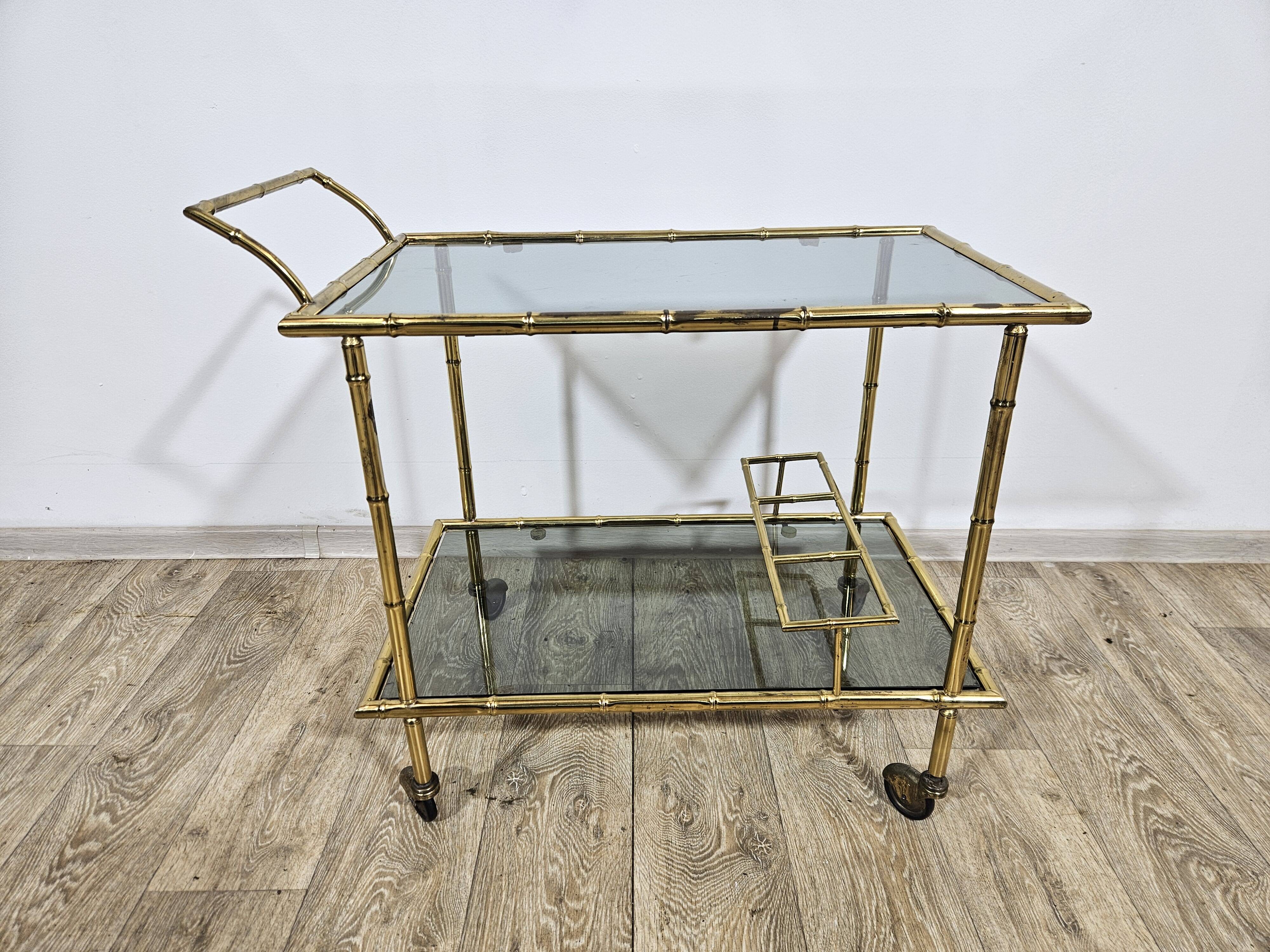 Exclusive bar cart, France, 1970s.