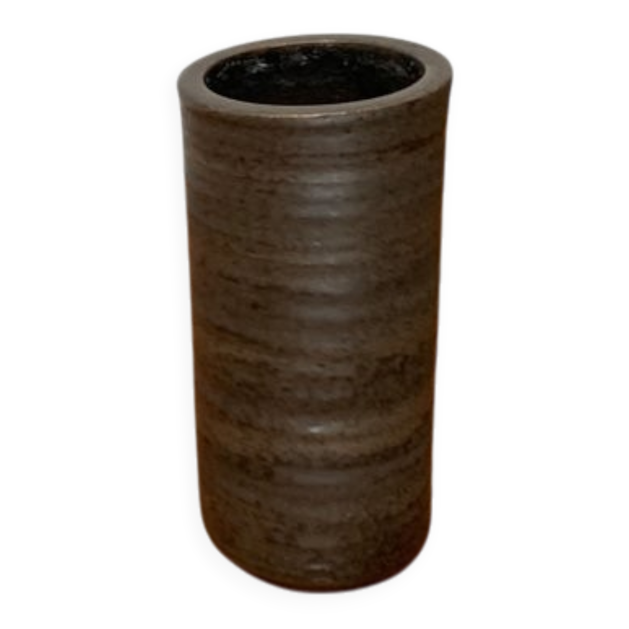 Vase de poterie de studio brutaliste allemand du milieu du siècle de Petra Töpferei, années 1960