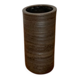 Vase de poterie de studio brutaliste allemand du milieu du siècle de Petra Töpferei, années 1960