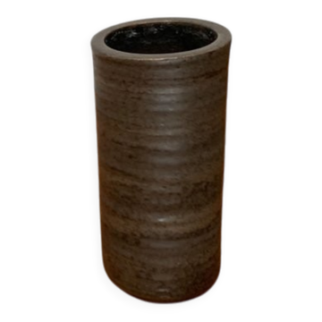 Vase de poterie de studio brutaliste allemand du milieu du siècle de Petra Töpferei, années 1960