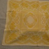 Vintage gold square tablecloth