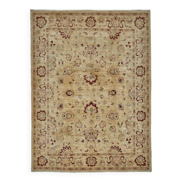 Turkish Handknotted Wool Oushak Rug 194 cm x 260 cm