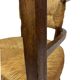 Art Deco chair minimalist oak wicker minimalist design