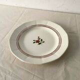 Large antique plate Sarreguemines model Armelle - hand-painted