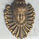 Pair of old bronze sconces