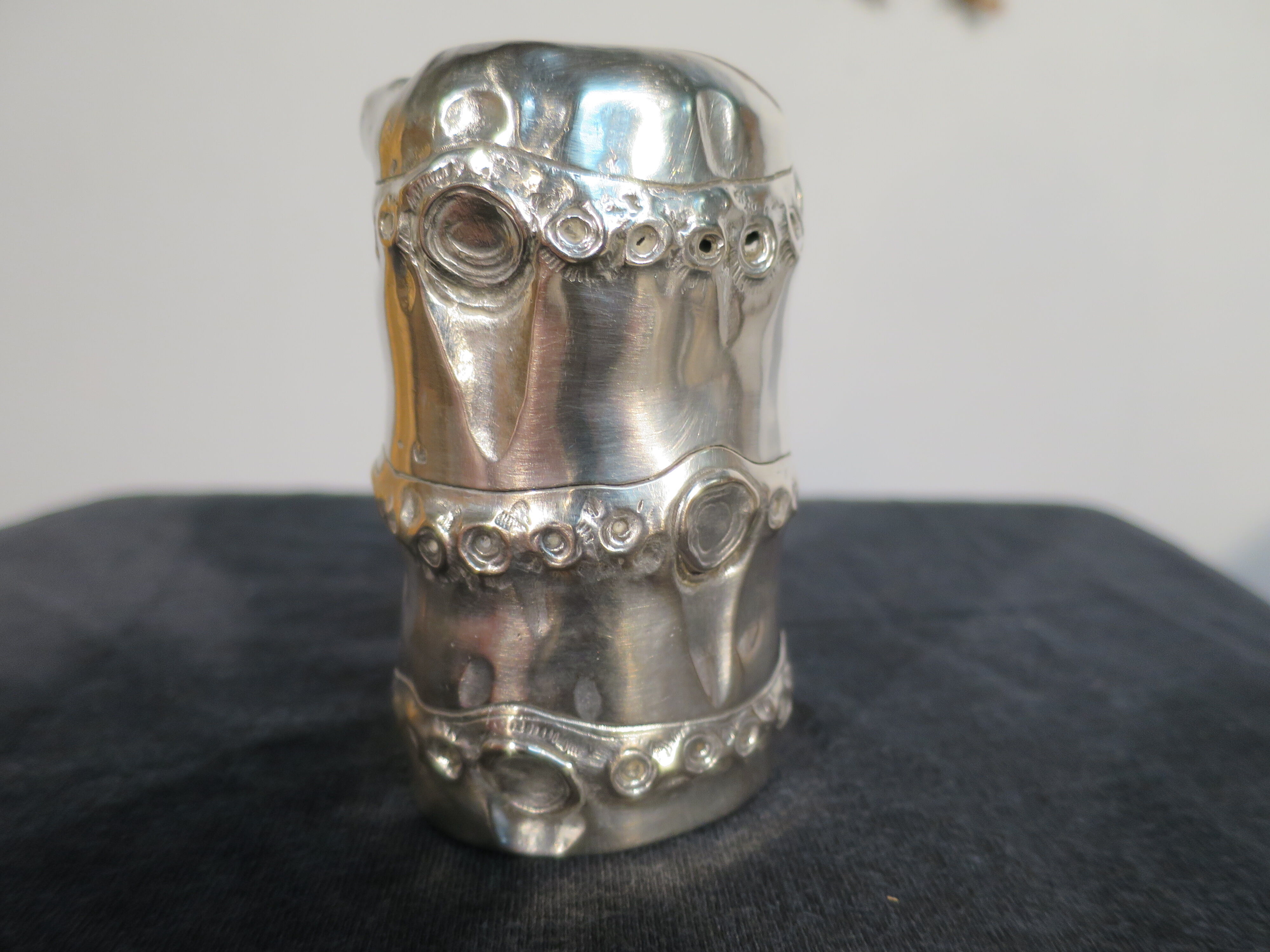 Silver Hermes lighter "Bambou"