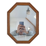 Vintage octagon mirror