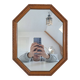 Vintage octagon mirror
