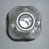 Modern square glass carafe