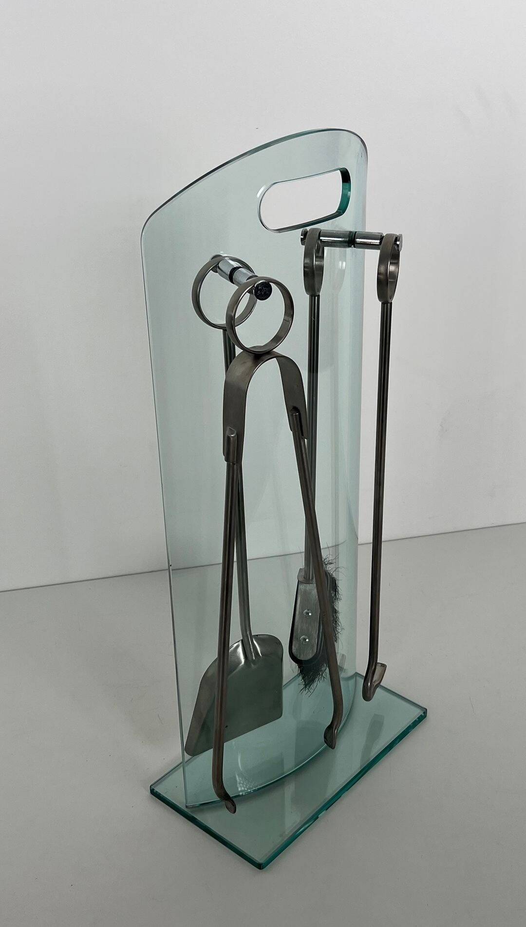 Fire Design Necessity with Tempered Glass and Chrome Tools