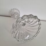 Vintage glass candle holder