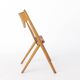 Vintage Hiller Folding Chair | German Beech Wood Chair | 1970s
