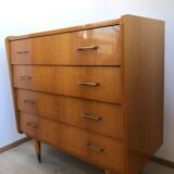 Beautiful 60s honey chest of drawers in a beautiful state