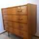 Beautiful 60s honey chest of drawers in a beautiful state