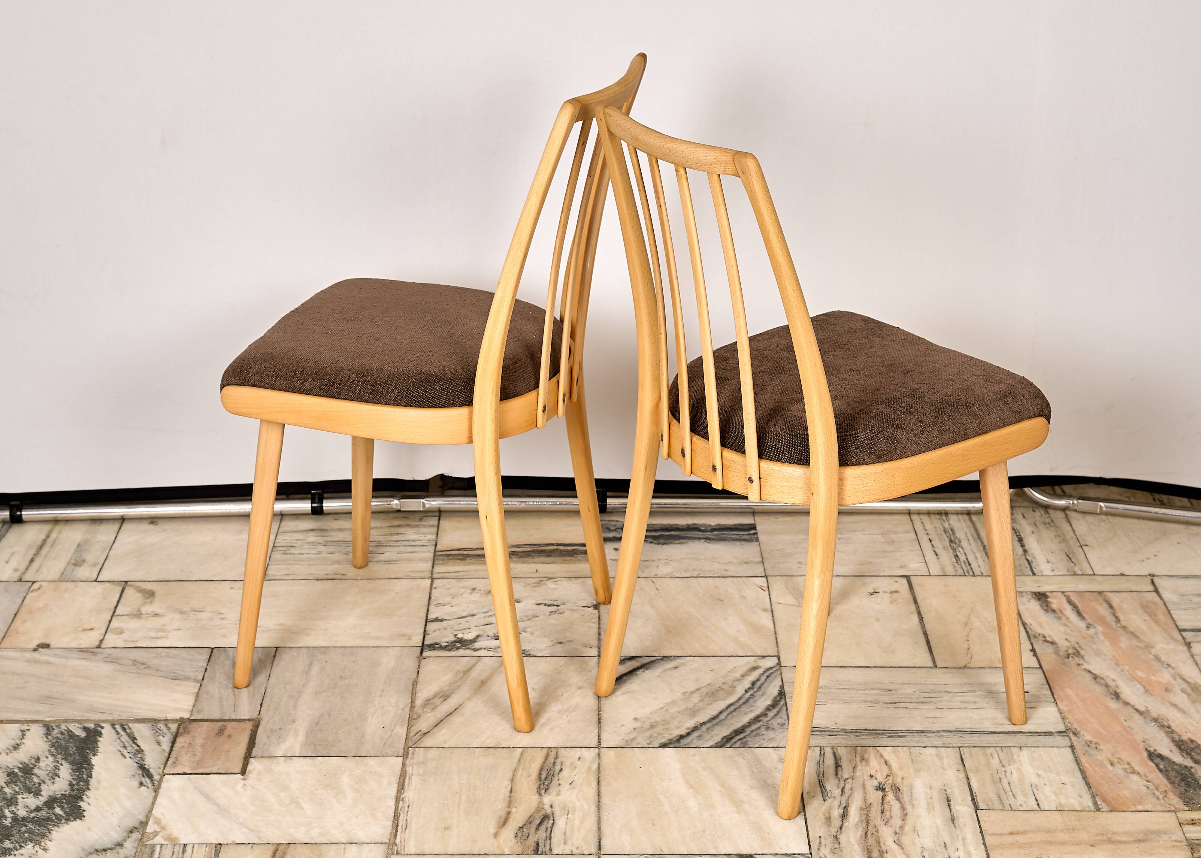 1960s Antonin Suman Dining Chairs , Set of 4