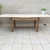 Extended farmhouse table