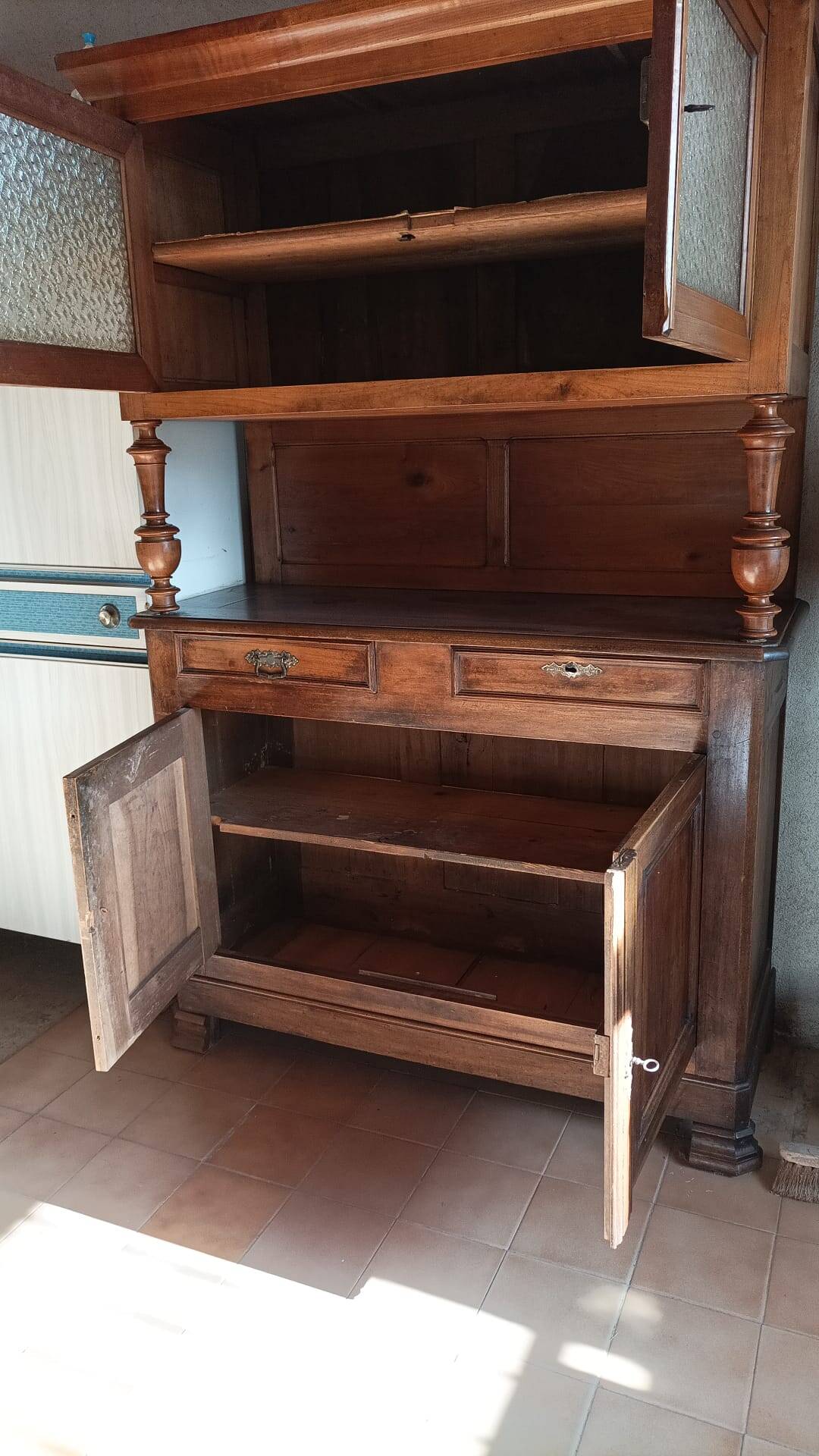 Two-Piece Solid Wood Sideboard