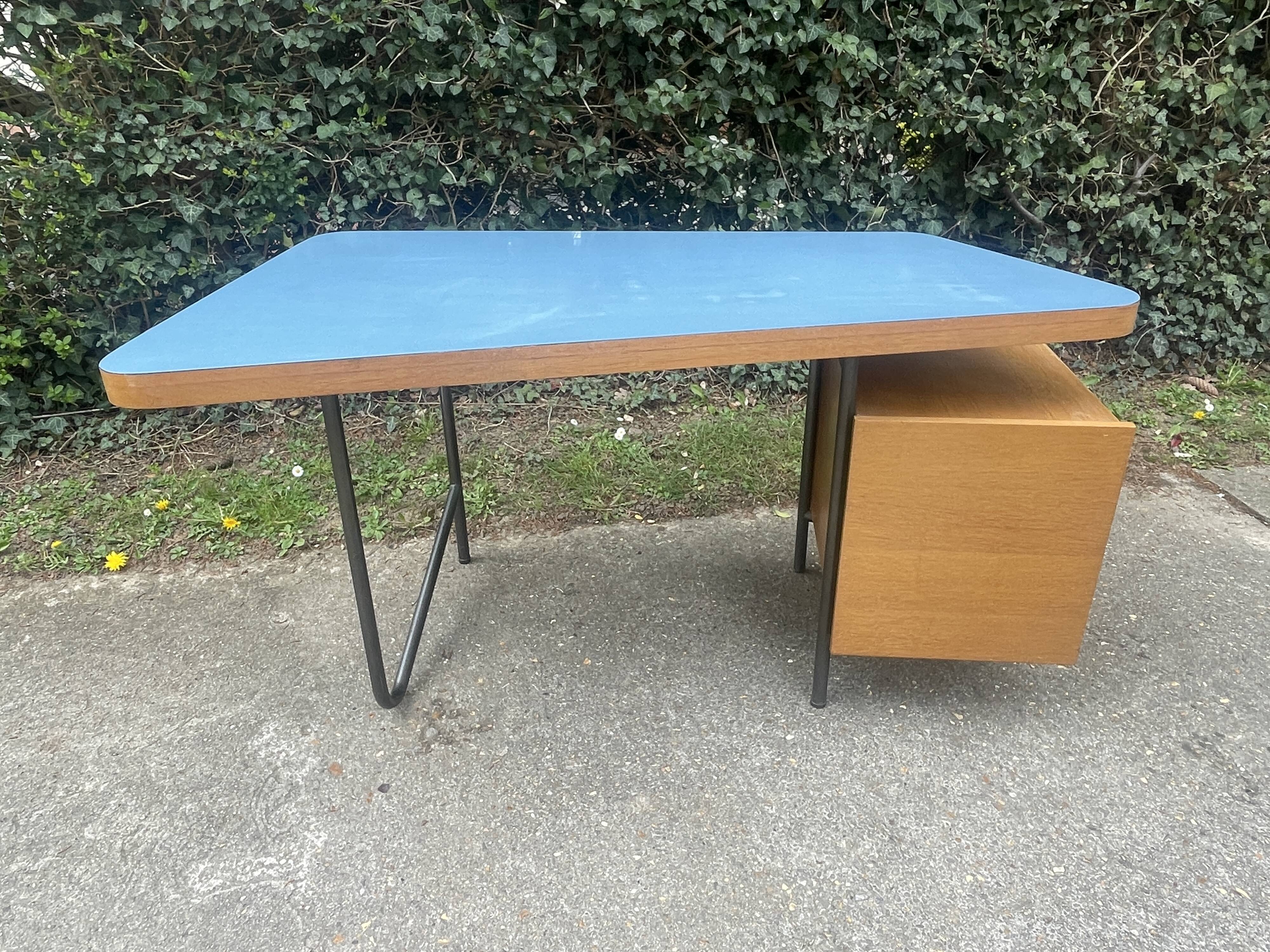 Asymmetrical desk by George Frydman