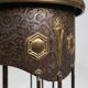 Art Nouveau wrought iron and brass high console Wiener Secession style