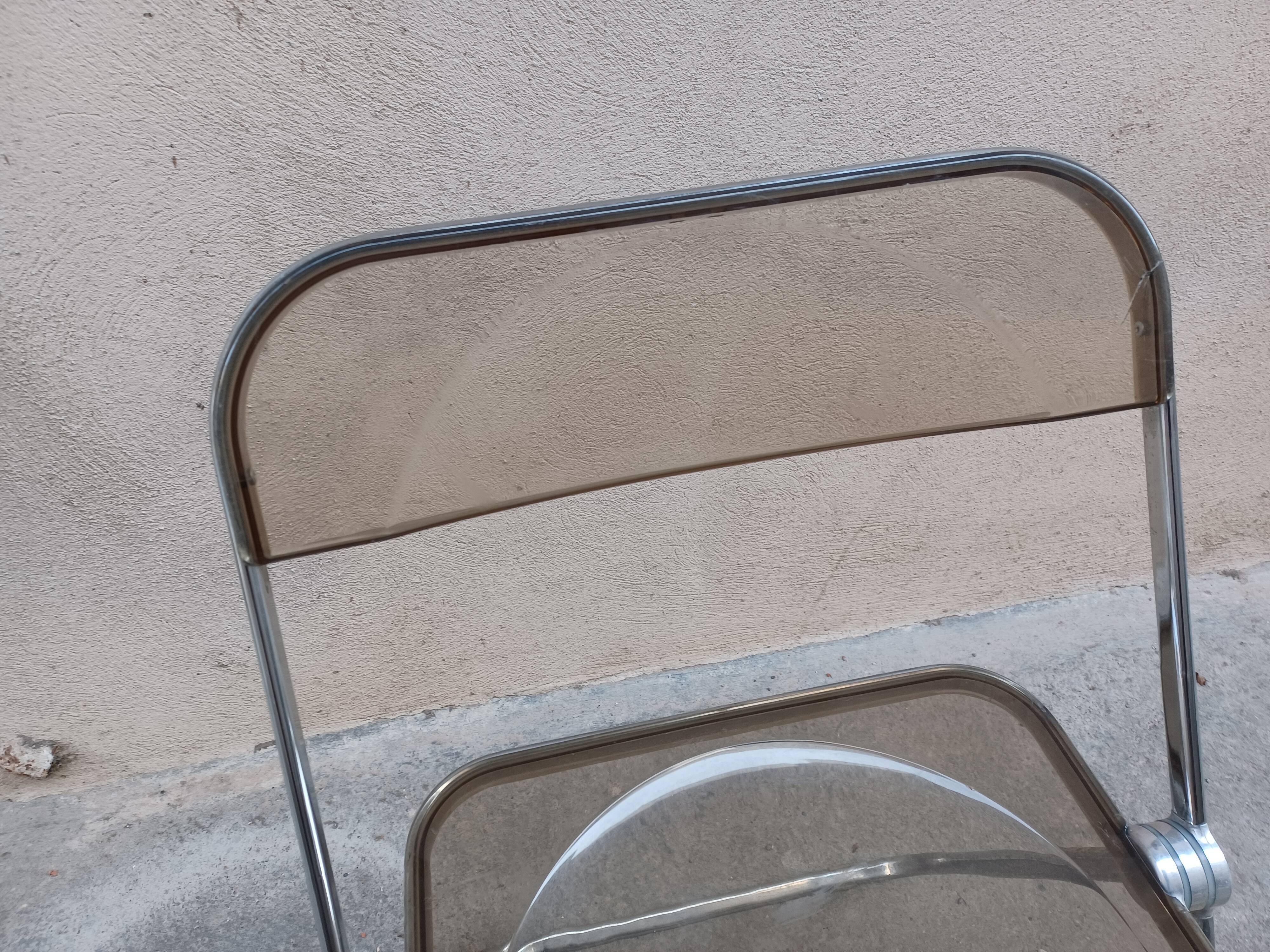 Plia chair by Giancarlo Piretti for Castelli, 1960