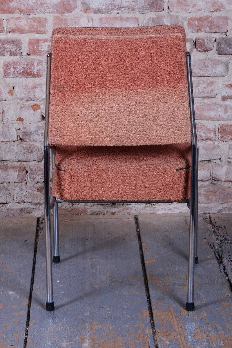 Bauhaus Chairs in Tubular Chrome-Plated Steel, Czech, 1940s, Set of 4