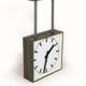Double-Sided Railway Clock from Pragotron, 1980s