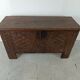A large flemish 18th century oak chest