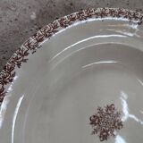 Old iron earth serving dish