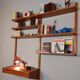 Rival Scandinavian shelves & wall secretary by Kjell Riise, 1960s