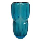 Vintage Czech Bohemian art glass vase, designed by Frantisek Vizner for Rudolfova Hut 1961-1962