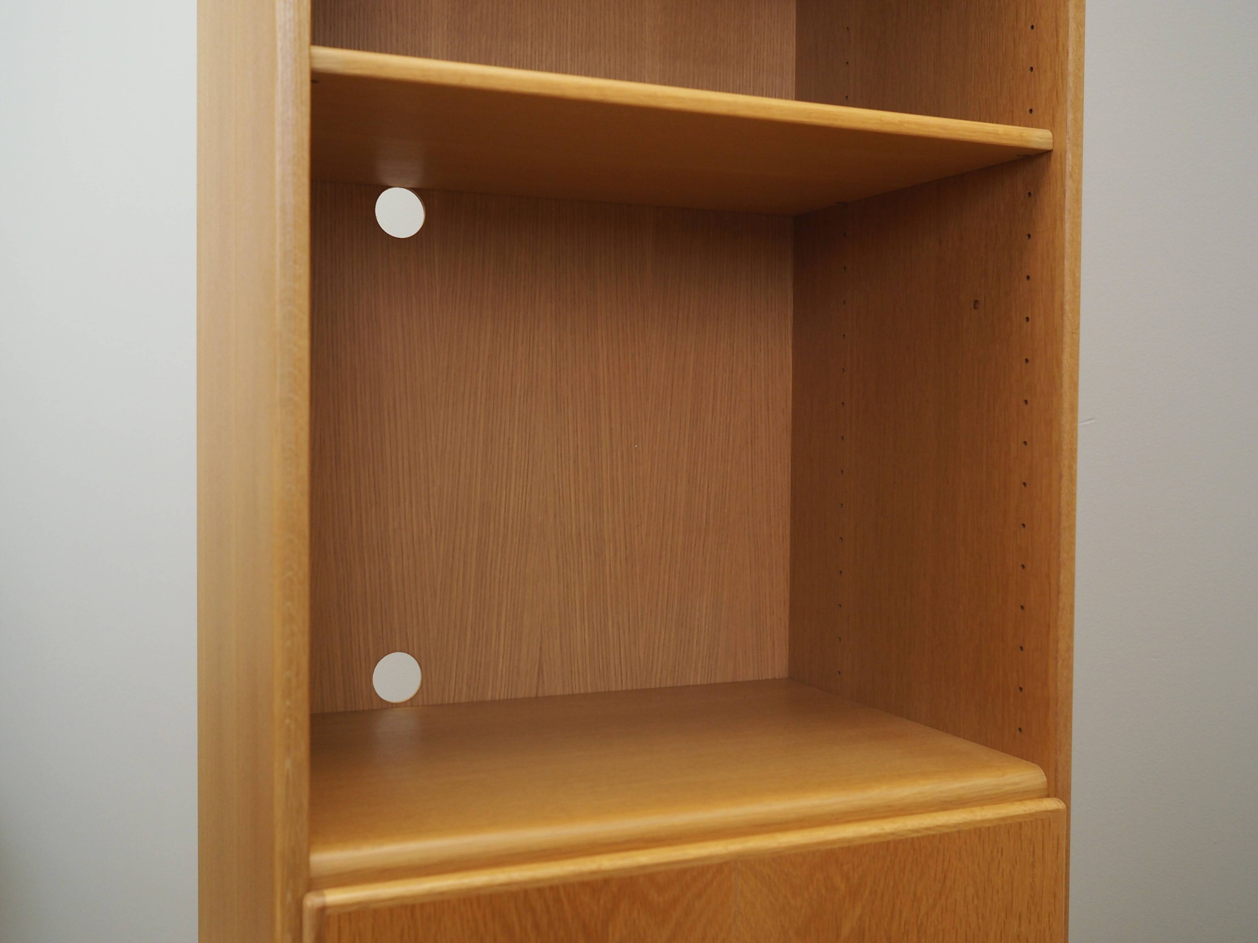 Ash bookcase, Danish design, 1960s, production: Denmark