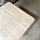 Coffee table, square side table in travertine 60 x 60 cm.