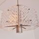 Chandelier du milieu du siècle dans le style de Kalmar, Autriche, années 1960.