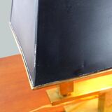 Modernist gilt bronze table lamp