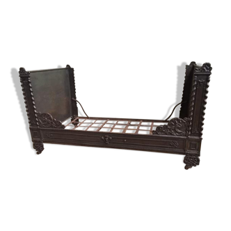 Napoleon III bed late 19th century cast iron and metal