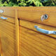 double curtain binder, year 50, light oak