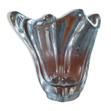 Antique vase signed Daum ✝ France in crystal – circa 1935–1950