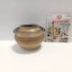 Modeled and Hand-Painted Earthenware Vase by Italica Ars, Florence, Italy