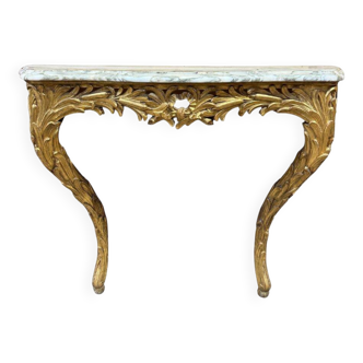 Console en bois doré – années 1960