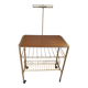 Vinyl serving trolley