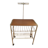 Vinyl serving trolley