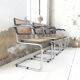 Set 4 chairs S64 by Marcel Breuer for Thonet
