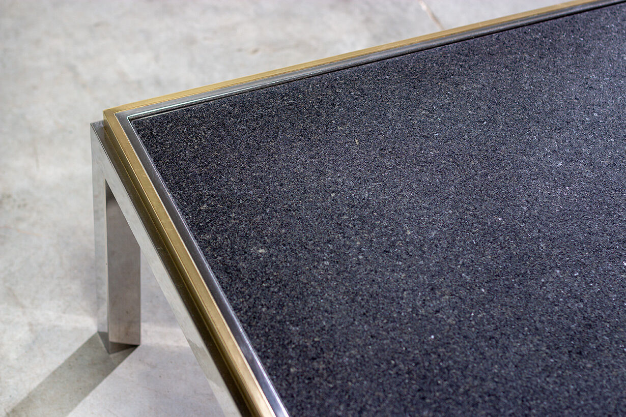 Coffee table with marble tray, 1970