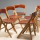 Conference table with chairs, Marc Held, 1970s