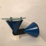 Applique postmoderne verre lumière, 1990
