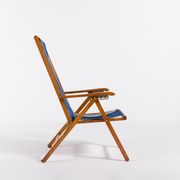 Italian foldable chaise longue by Fratelli Reguitti 1960