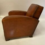 Leather club armchair 1930